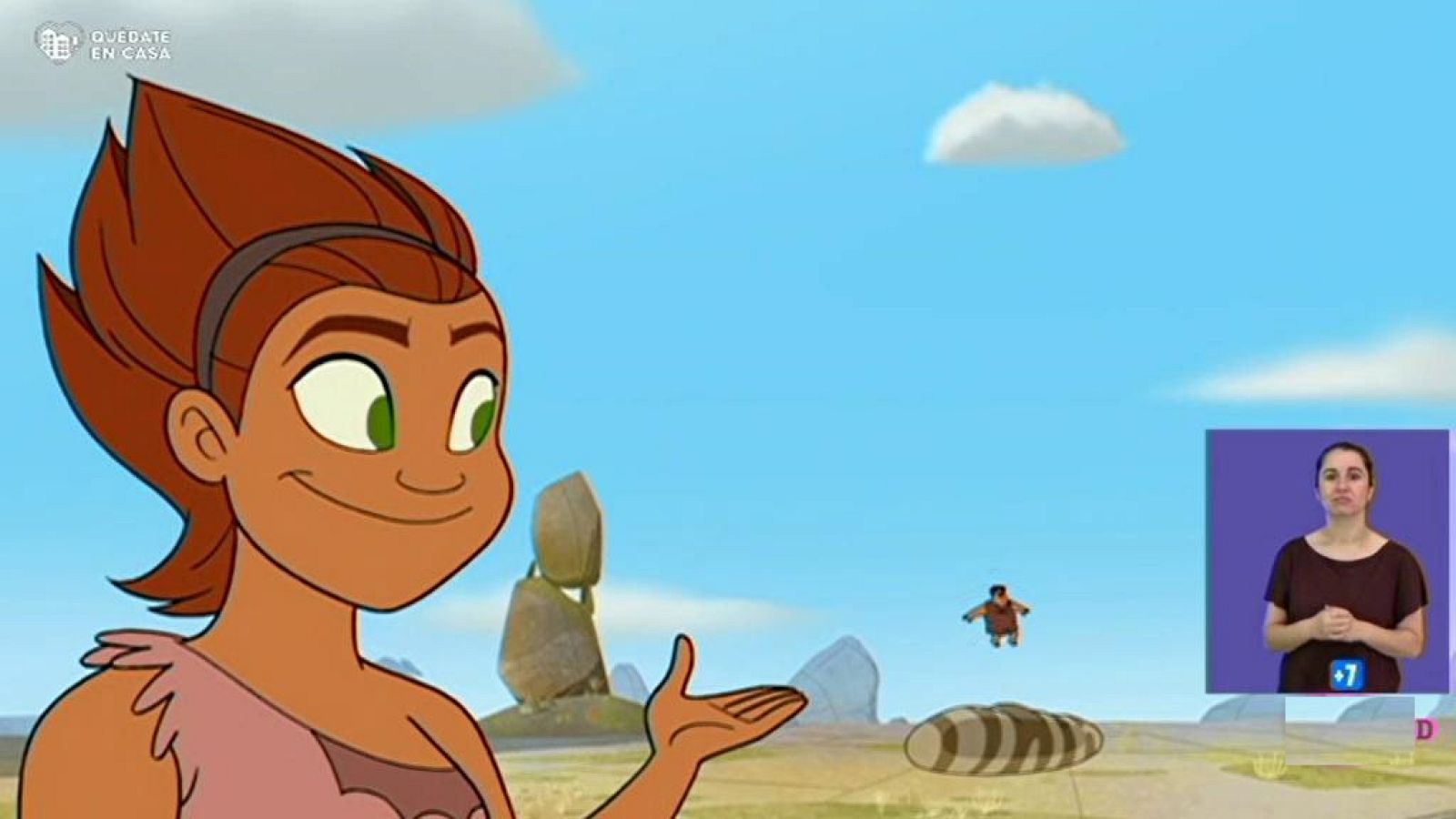 El amanecer de los Croods (en inglés) - Sigue la  línea (en inglés) - RTVE.es - El amanecer de los Croods en inglés | Watch