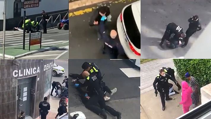 Telediario 1 - Denuncian abusos policiales en el estado de alarma