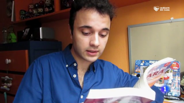 Telediario 1 - Los espectadores de TVE nos leen fragmentos de sus libros favoritos en el Día del Libro