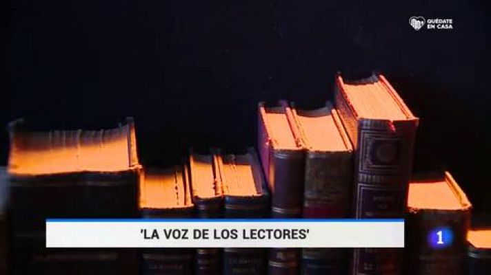 Telediario 1 - Los espectadores de TVE nos leen fragmentos de sus libros favoritos en el Día del Libro