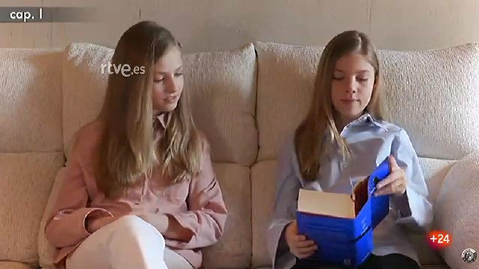 La princesa de Asturias y la infanta Sofía participan en la lectura virtual de 'El Quijote'