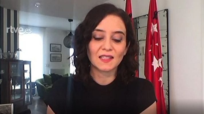  - Día del Libro: Díaz Ayuso participa en la lectura virtual de 'El Quijote'