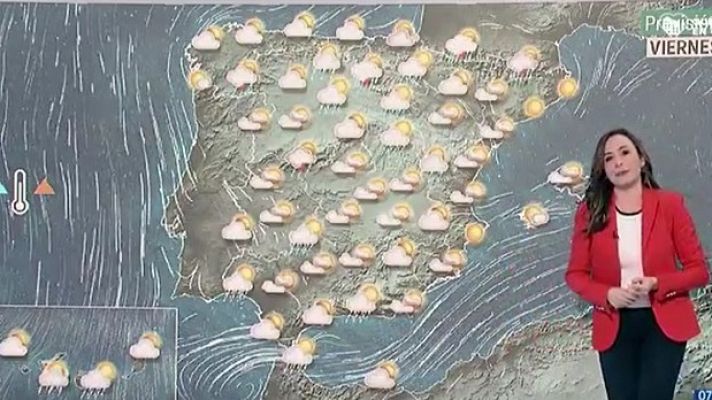 El tiempo - La Aemet prevé fuertes lluvias en amplias zonas del país