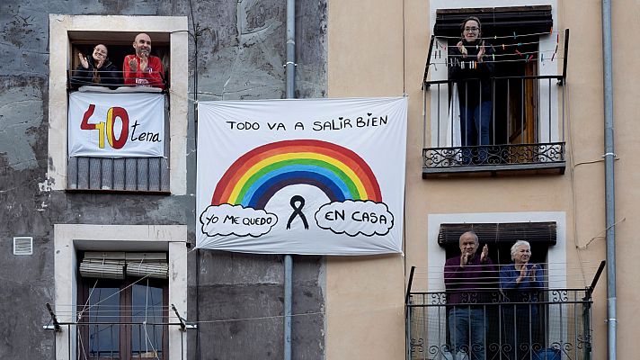 Telediario 1 - Asimétrica y dirigida por el Gobierno: así será la desescalada del confinamiento de las comunidades