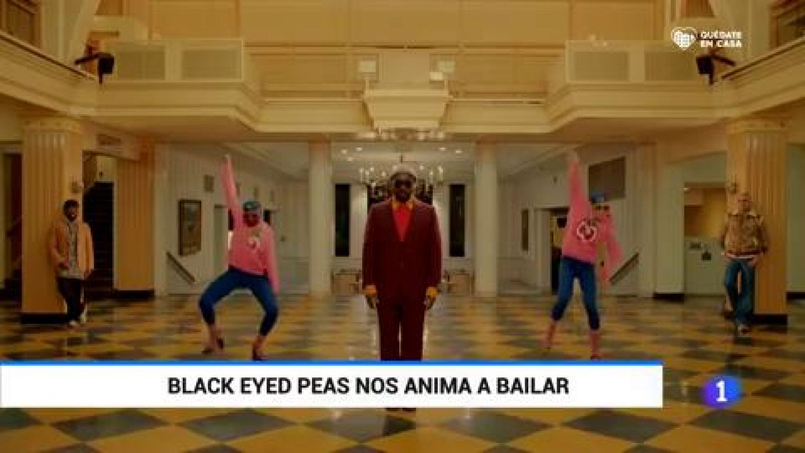 Telediario 1: The Black Eyed Peas nos anima a bailar con 'Mamacita' | RTVE Play