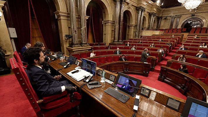 Especial Coronavirus - El Parlament aprueba unos presupuestos catalanes "que deberán adaptarse" por la crisis del coronavirus
