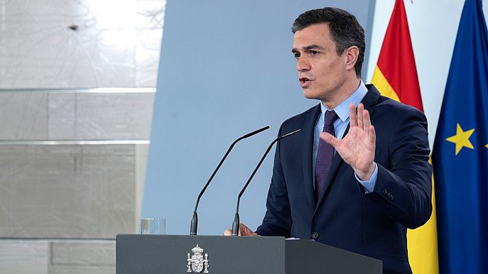 Telediario 1 - Sánchez: "Eché en falta un mensaje del primer ministro holandés hacia España por la crítica inmerecida que hizo el ministro de Finanzas"