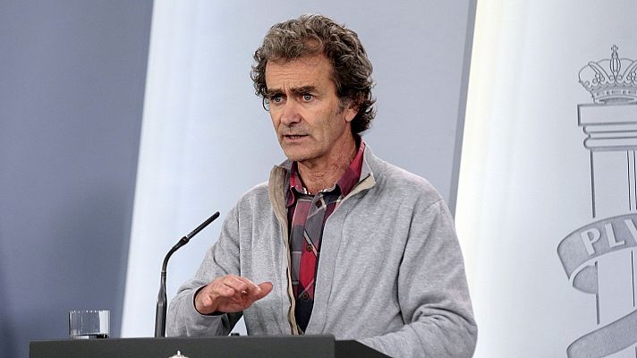 Simón: "Hemos pensado que es más interesante concentrar la atención en los datos que indican la evolución de la epidemia y no distraerla todos los días con otros datos de difícil interpretación"