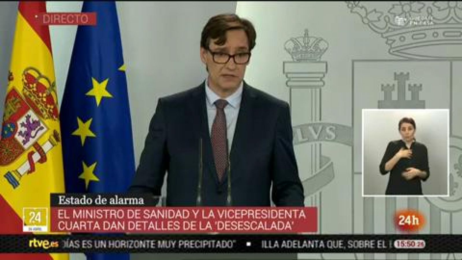 Vídeo: Sanidad no puede confirmar "si el fútbol profesional va a reiniciarse antes de verano" - RTVE.es