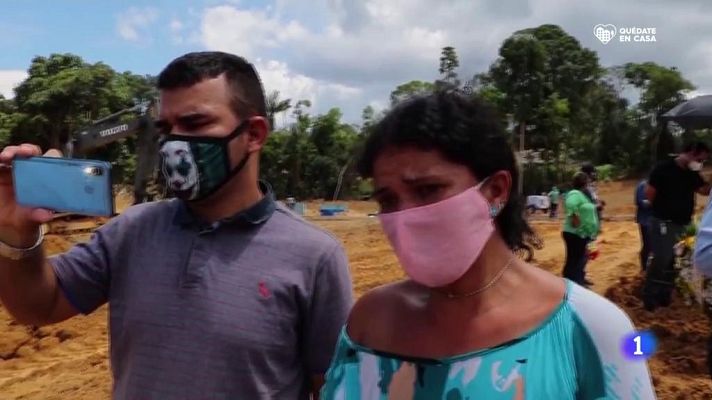 Telediario 1 - En el Amazonas brasileño el coronavirus supone una doble amenaza