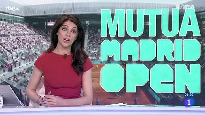 Telediario 1 - Arranca el Mutua Madrid Open Virtual Pro con Rafa Nadal