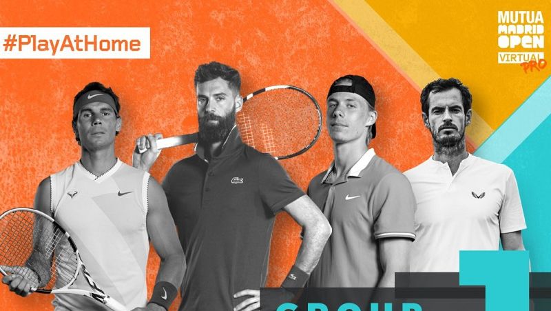 Arranca el Mutua Madrid Open Virtual Pro con Rafa Nadal