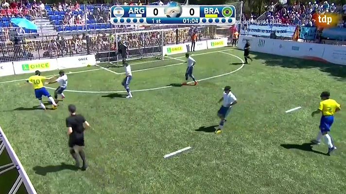 Los mejores momentos del deporte español - Fútbol - Final Cto Mundo para ciegos: Brasil - Argentina