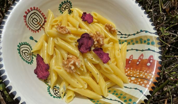 Fabio nos enseña a hacer pasta con gorgonzola y azafrán