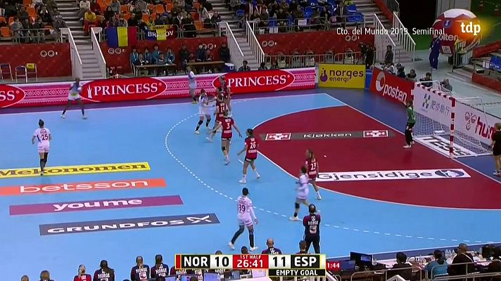 Quédate en casa con TDP - Balonmano - Semifinal del Campeonato del Mundo femenino 2019: España- Noruega