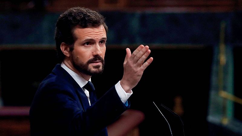 Pablo Casado: "Lo que quiera negociar el PSOE, que lo traiga al Congreso"