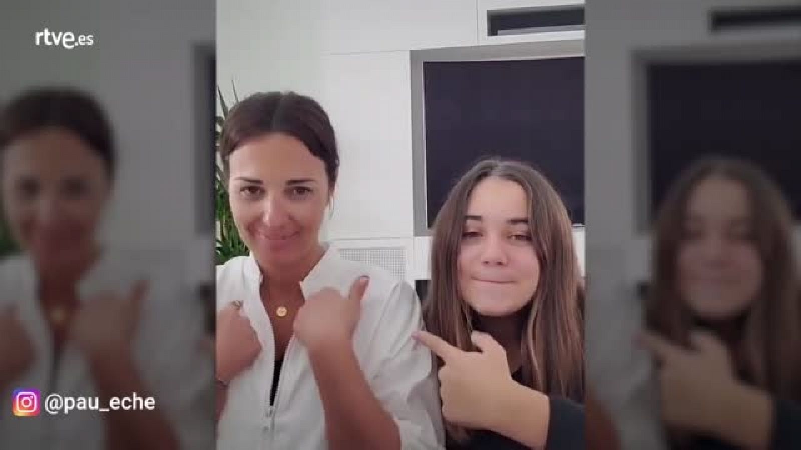 Paula Echevarría enseña a su hija Daniela en una divertida entrevista