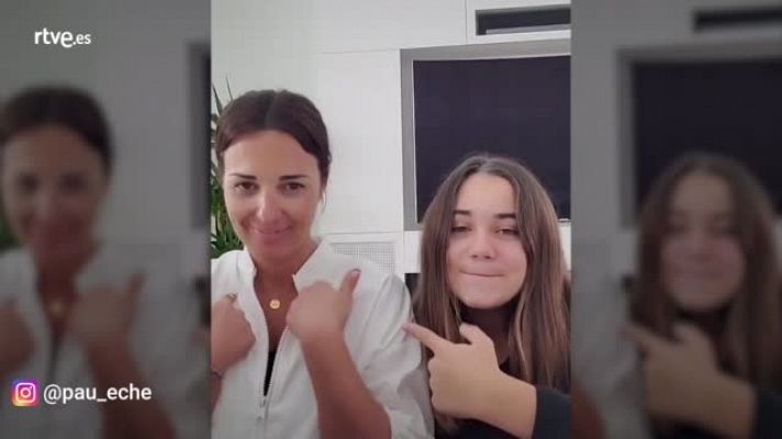 Paula Echevarría y su hija Daniela contestan al test viral
