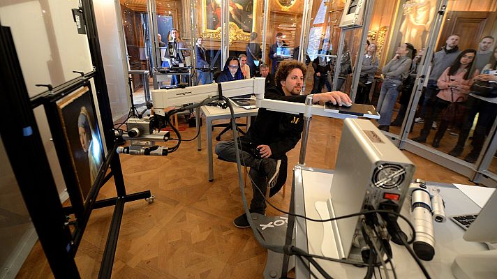 Telediario 1 - Una investigación sobre 'La joven de la perla' revela algunos de los cambios que ha sufrido el cuadro