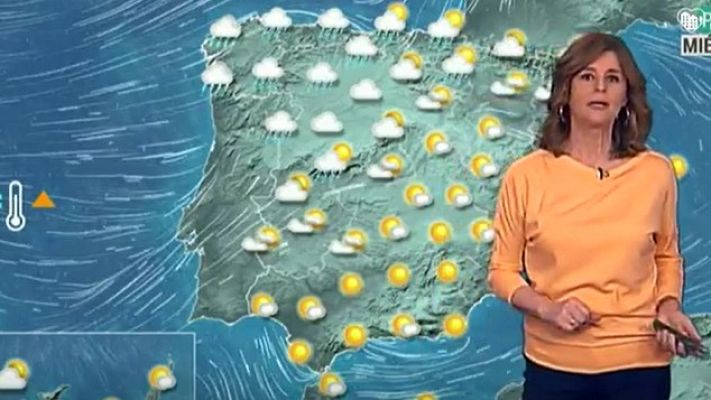 Telediario 1 - Lluvias persistentes y viento en el extremo oeste de Galicia