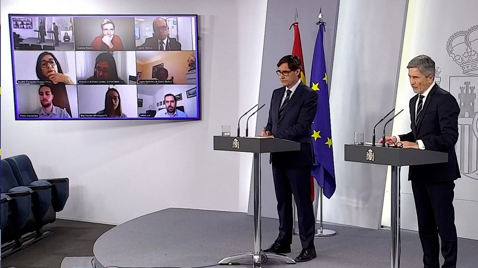 Especial informativo - Comparecencia de los ministros de Sanidad e Interior - 29/04/20 - ver ahora