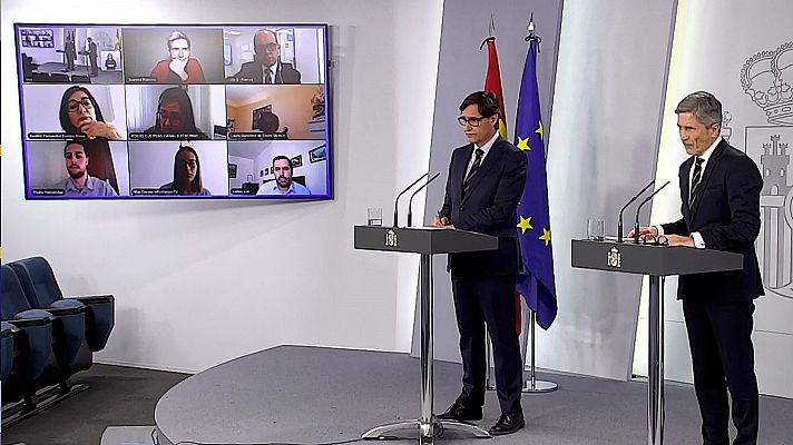 Especial Coronavirus - Comparecencia de los ministros de Sanidad e Interior