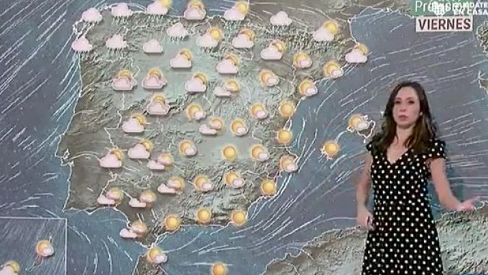 El tiempo - La Aemet prevé temperaturas diurnas en ascenso generalizado en el interior del país