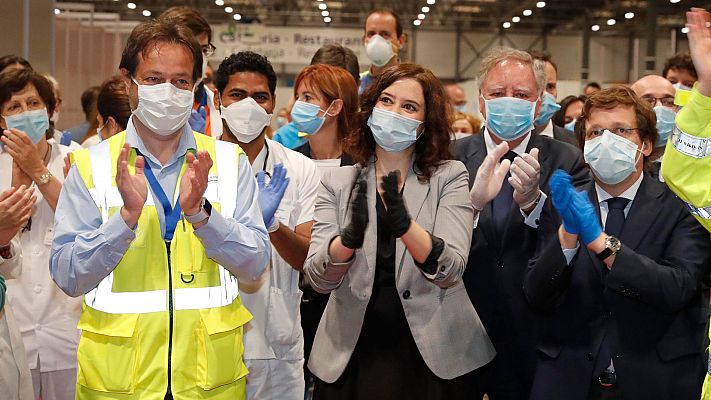 Especial Coronavirus - Sánchez, sobre el acto de cierre de IFEMA: "No vamos a polemizar con ninguna administración y me ahorro el comentario"