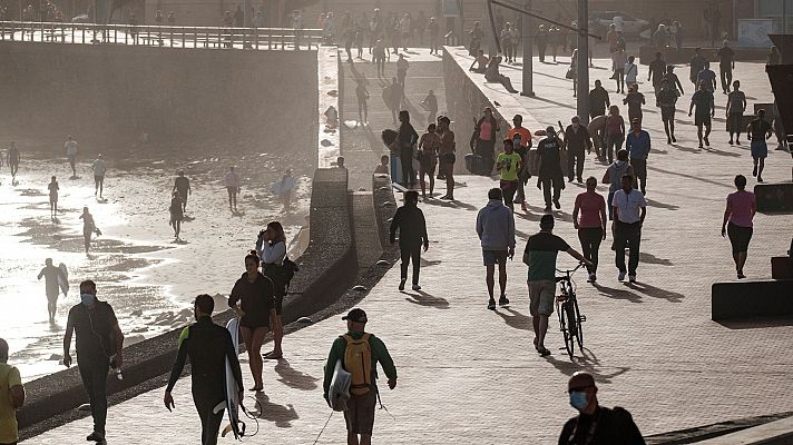 Primer día de paseos para todos: entre la "alegría inmensa" y el agobio "de gente por todos lados"