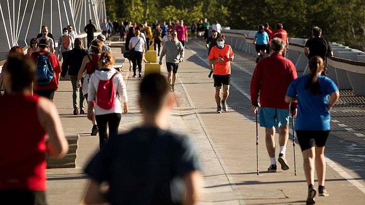 Así ha sido el primer paseo en 48 días: "Estábamos ansiosos por salir"