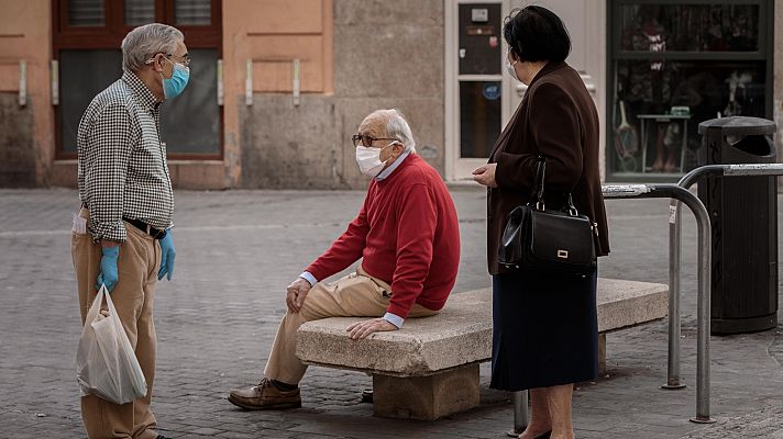 Telediario 1 - Mayores de 70: "Es como si hubiera estado en una cárcel"