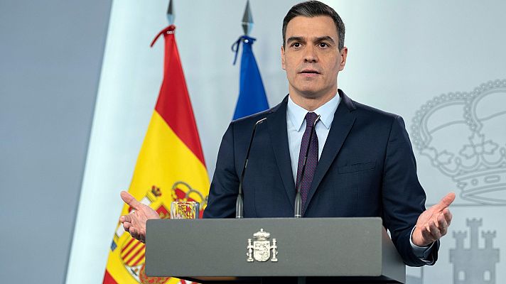Telediario 1 - Sánchez: "El estado de alarma sigue siendo necesario"