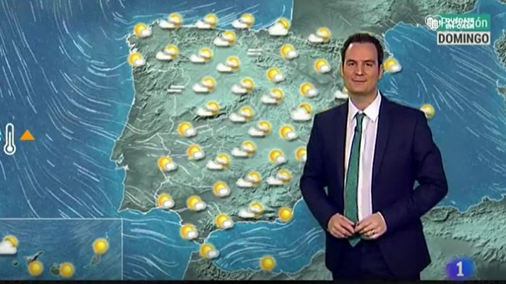 El cielo estará poco nuboso, con tiempo estable y temperaturas en ascenso en toda España