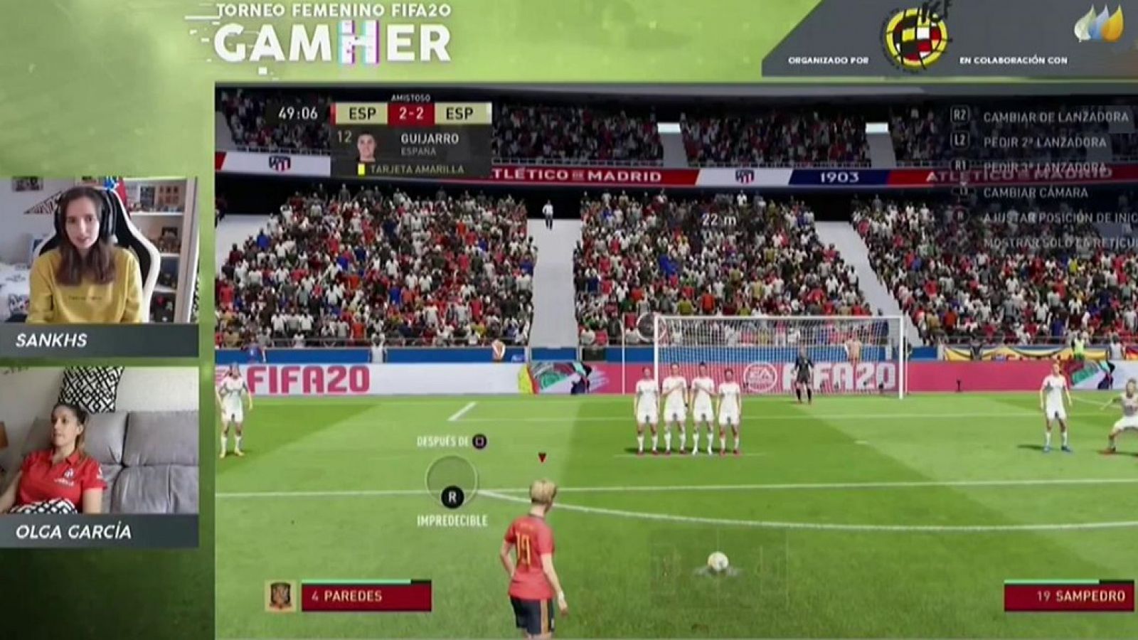 e-games - Gamher Fútbol Torneo Femenino FIFA 20 Final - RTVE.es