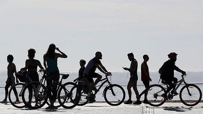 Temperaturas significativamente altas en la Península y Baleares