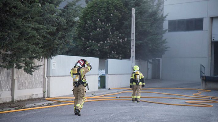  - Incendio en una fábrica de cloro en Sabiñánigo, Huesca