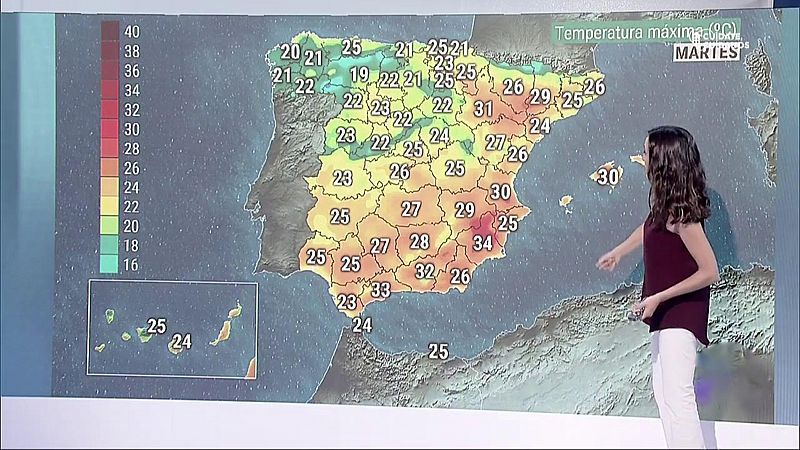 Bajan las temperaturas en el Cantábrico y la Meseta y suben en el Mediterráneo