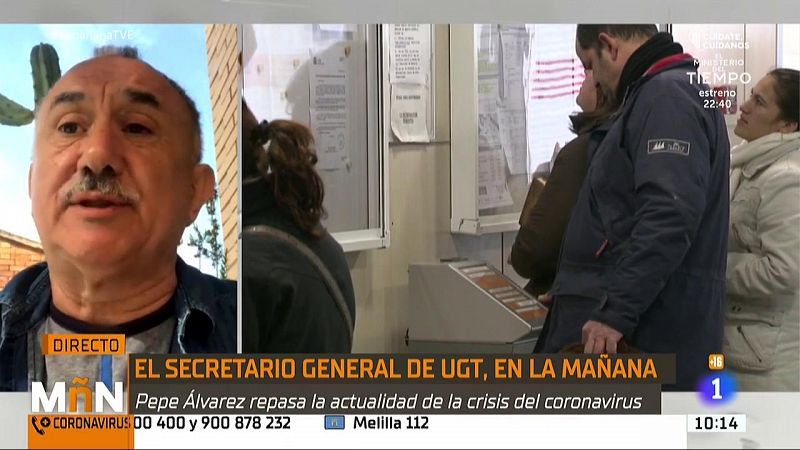 Pepe Álvarez, secretario general de UGT: ''No aprobar la prórroga sería una irresponsabilidad mayúscula''