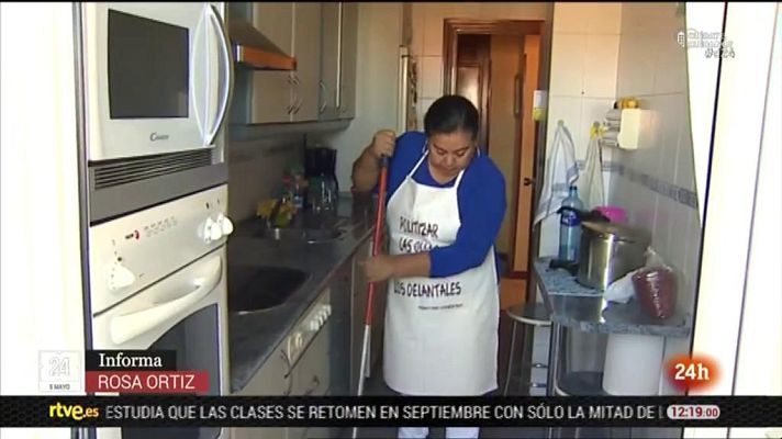Especial Coronavirus - Las empleadas de hogar comienzan a cobrar el subsidio temporal