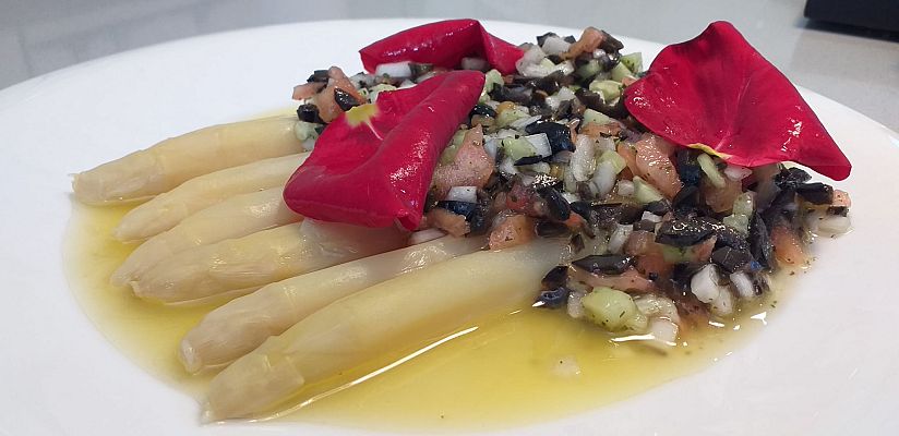 España Directo - Receta de espárragos blancos a la vinagreta