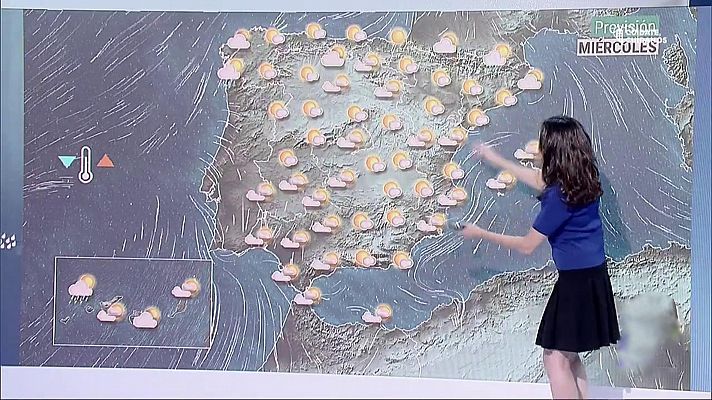 Tiempo estable en gran parte de la Península, con temperaturas en ascenso en el norte y descenso en el Mediterráneo