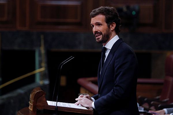 Especiales informativos - Casado anuncia la abstención del PP en la prórroga del estado de alarma