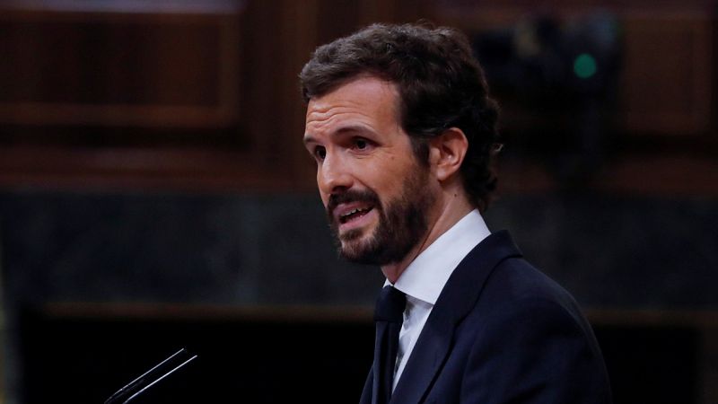 Casado acusa a Sánchez de sobrepasar los límites del Estado de Alarma y aplicar un "estado de excepción encubierto"