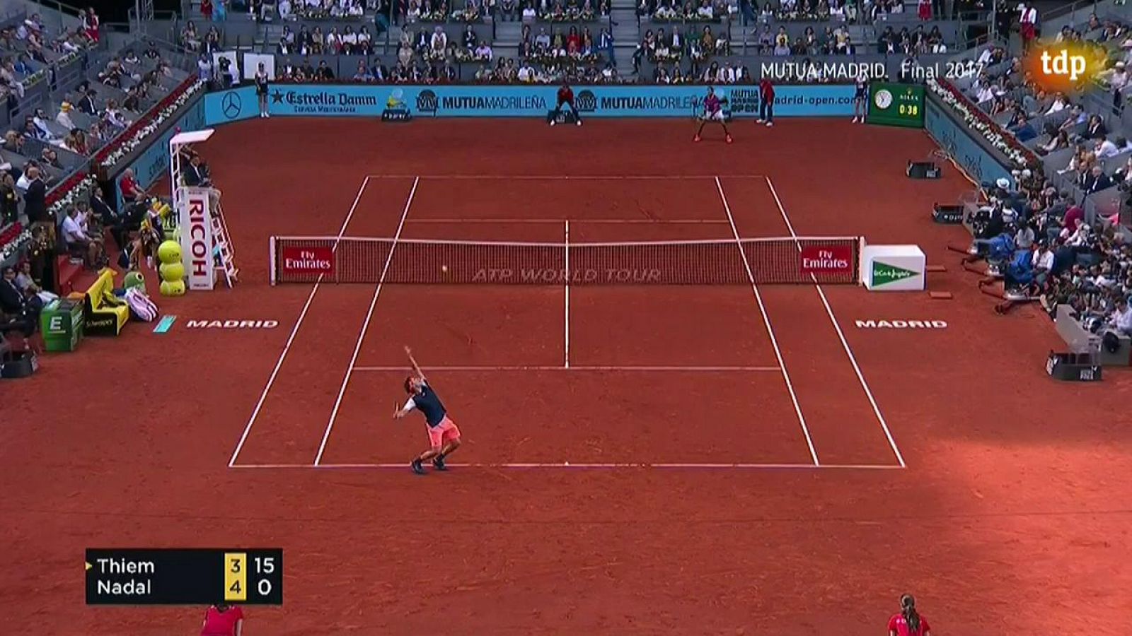 TDP en casa - Tenis - Final Mutua Madrid Open 2017: Rafa Nadal - Dominic Thiem