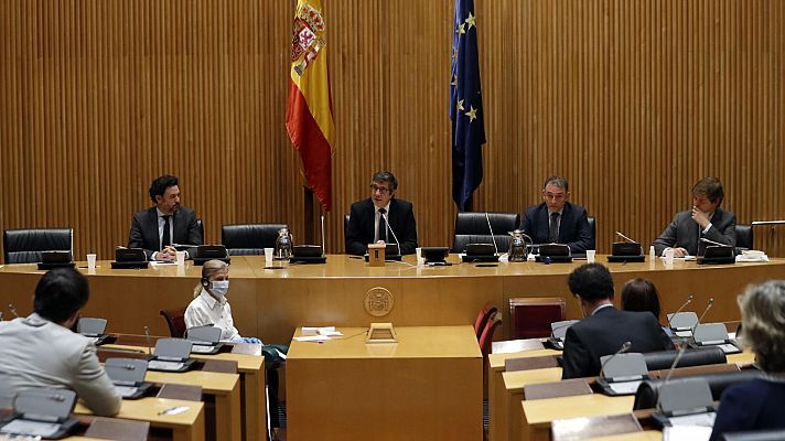Telediario 1 - Arranca la comisión para la reconstrucción, presidida por Patxi López