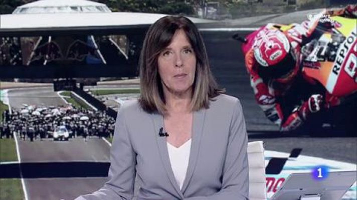 Telediario 1 - El Mundial de MotoGP prevé volver en España
