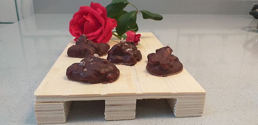 Receta de rocas de chocolate con frutos secos
