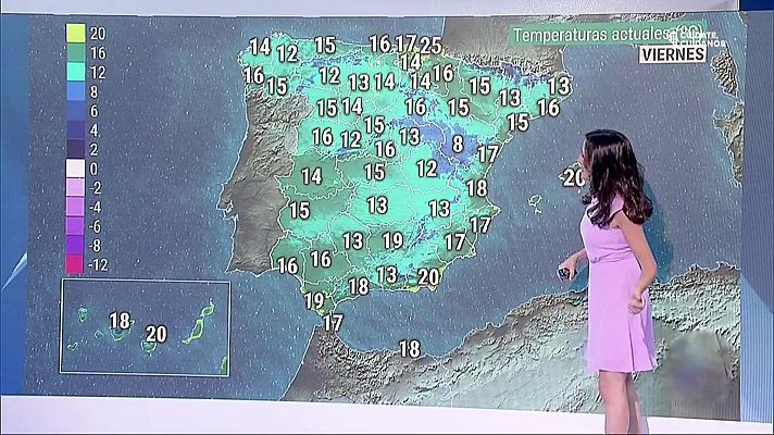 Tiempo inestable en el noroeste peninsular y descenso térmico casi generalizado