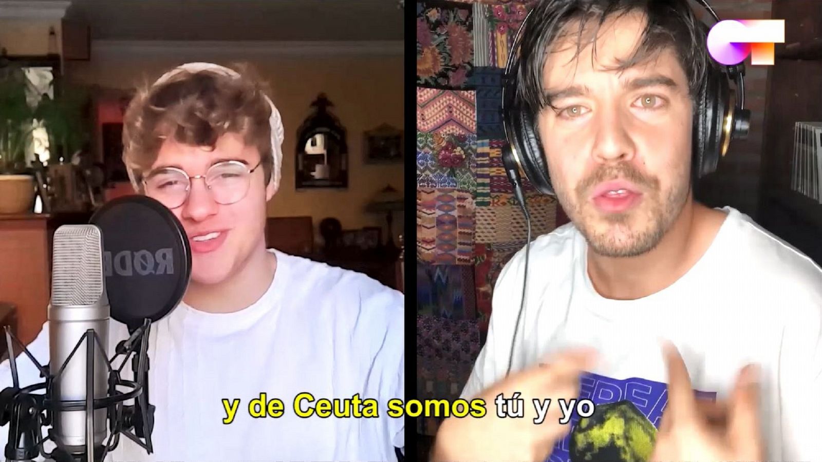 Gèrard y Roi, de OT 2017, cantan "La gozadera" en el séptimo y último pase de micros de #QuedOTenCasa