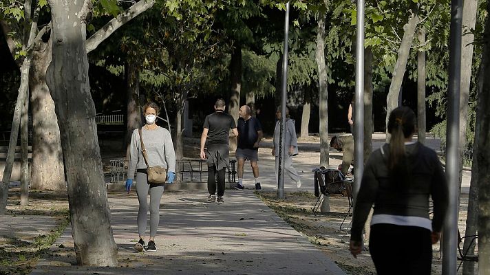 Barcelona y Madrid abren algunos espacios públicos